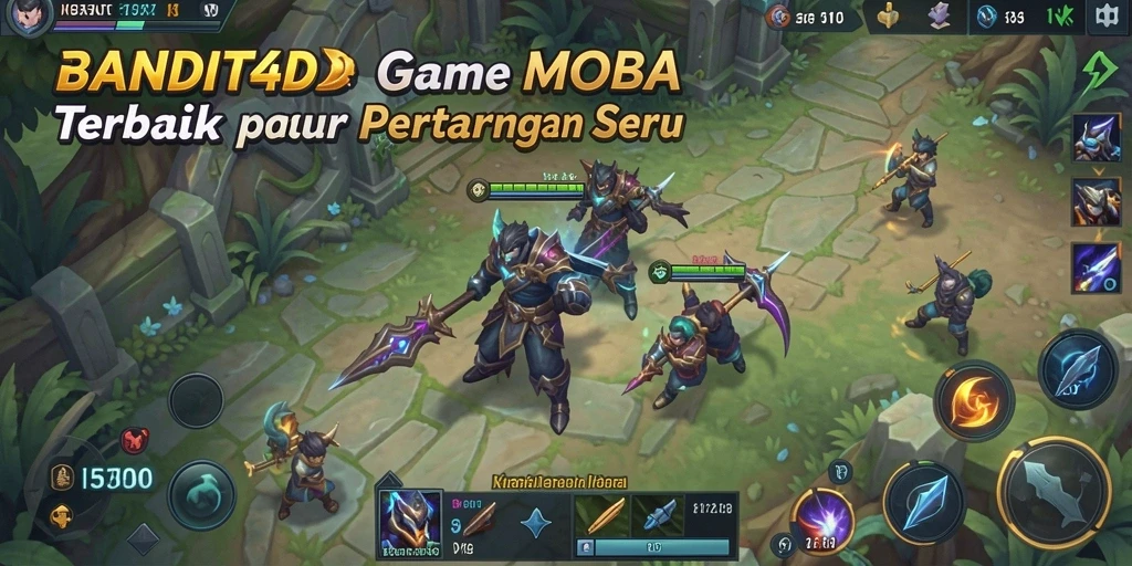 Menampilkan gameplay seru dan strategis dalam BANDIT4D.