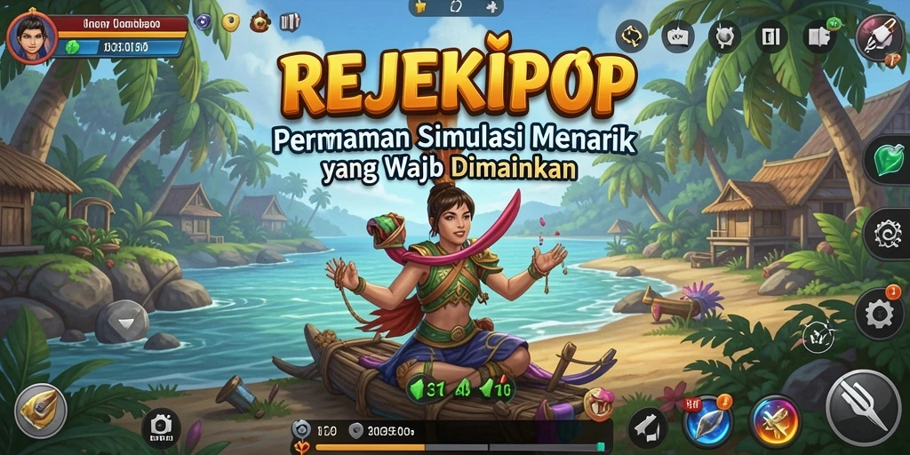 Tampilan permainan yang menarik dalam REJEKIPOP.